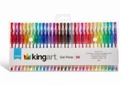 KINGART - EMBALLAGE DE 30 CRAYONS GEL POUR MANDALAS